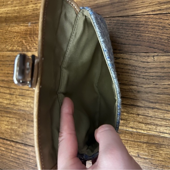 Coach Wool Plaid Wristlet - Picture 5 of 5